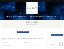 Tablet Screenshot of bloggernetworks.com